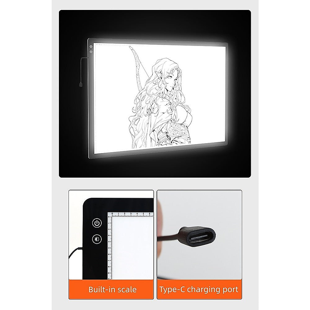 A1 LED Light Box for Drawing, Calligraphy & Tracing Artists Pad