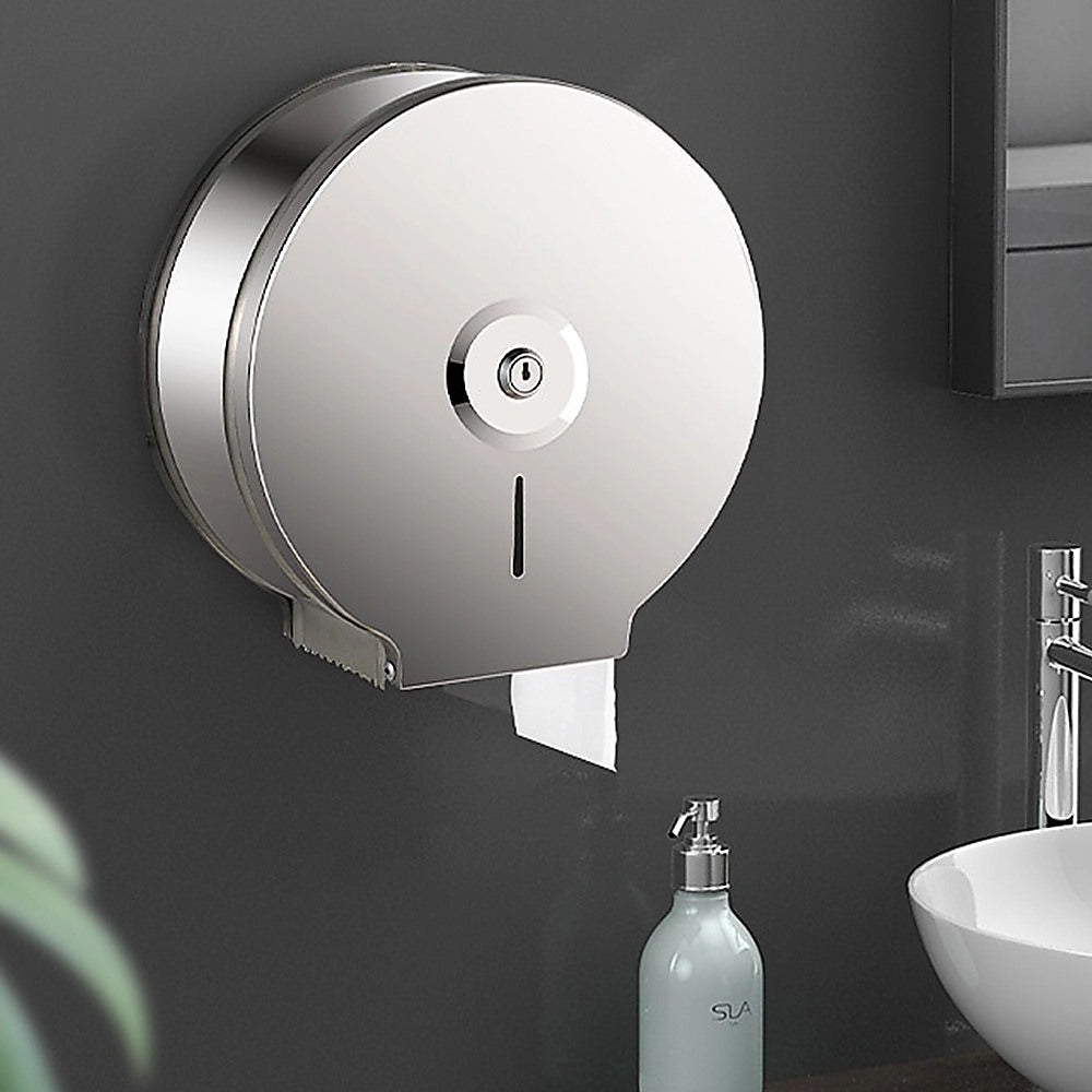 304 Stainless Steel Toilet Paper Dispenser Roll Tissue Holder