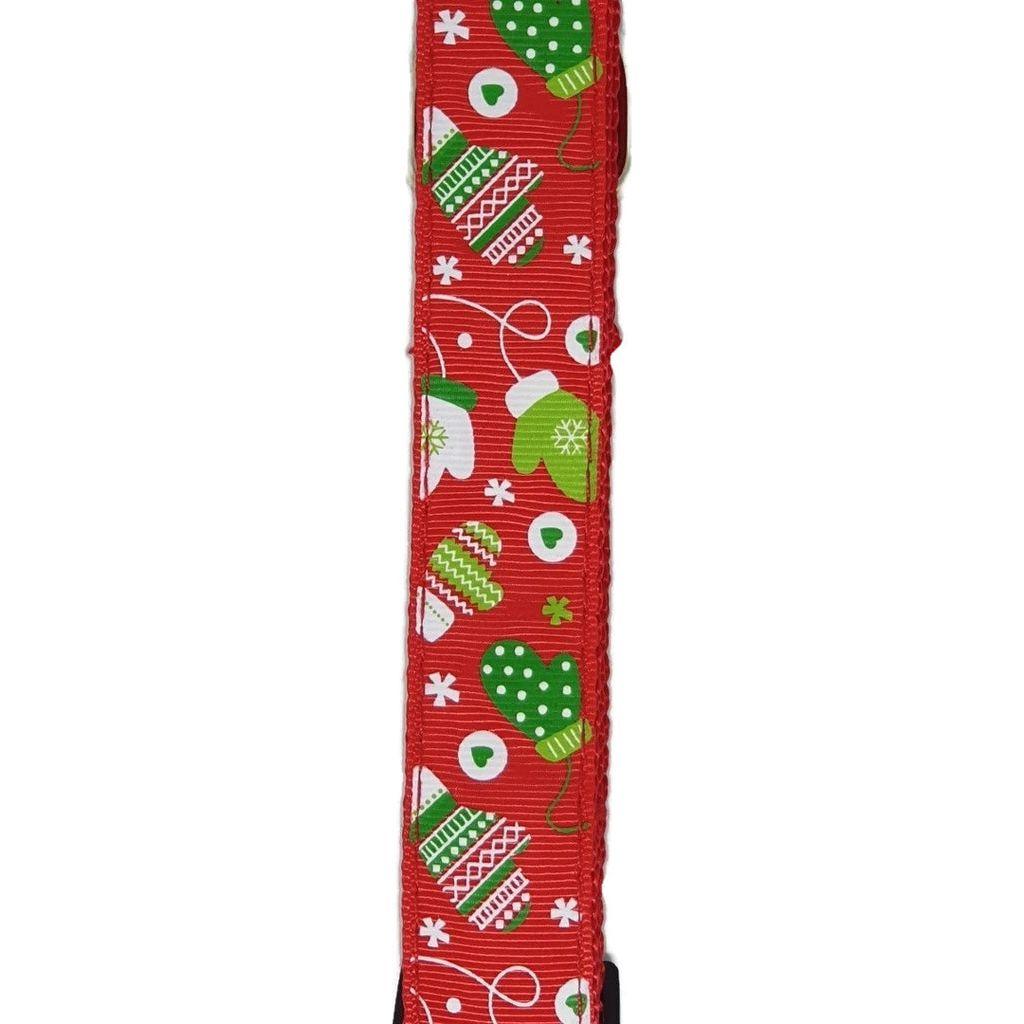 Christmas Dog Leashes 1.2m Red Mittens