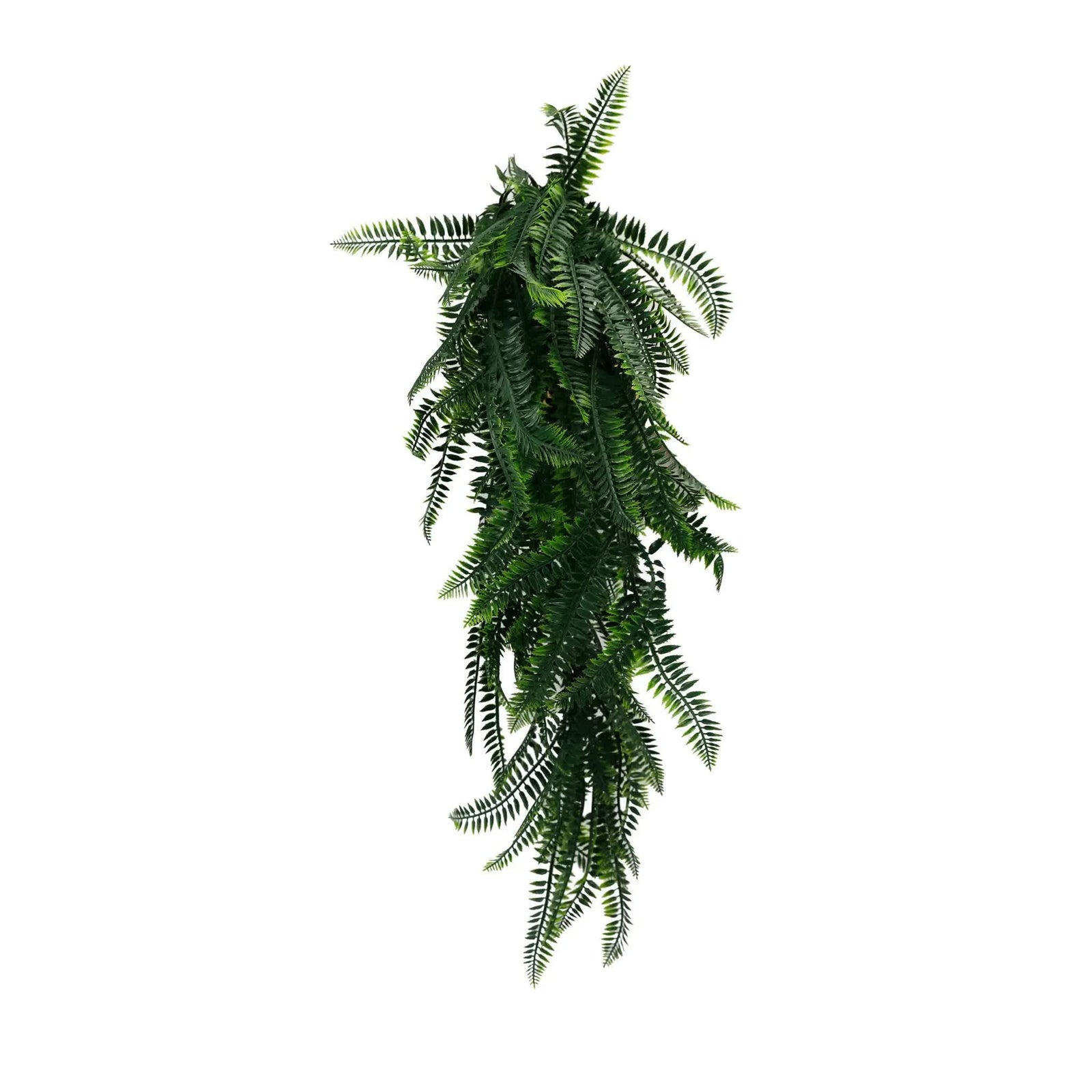 Artificial Hanging Dense Boston Fern Garland Bush UV Resistant and Fire Rated 27cm x 84cm