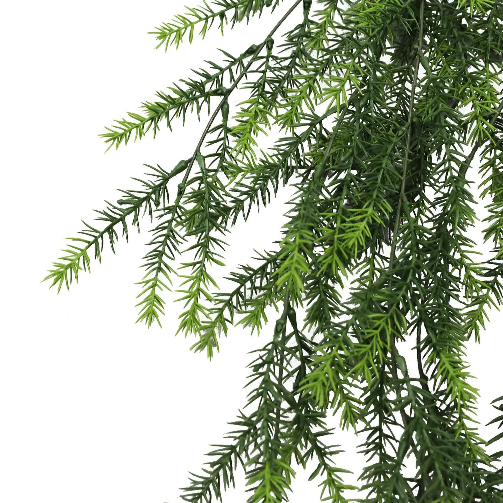 Artificial Hanging Cedar Vine Garland Bush UV Resistant and Fire Rated 20cm x 76cm