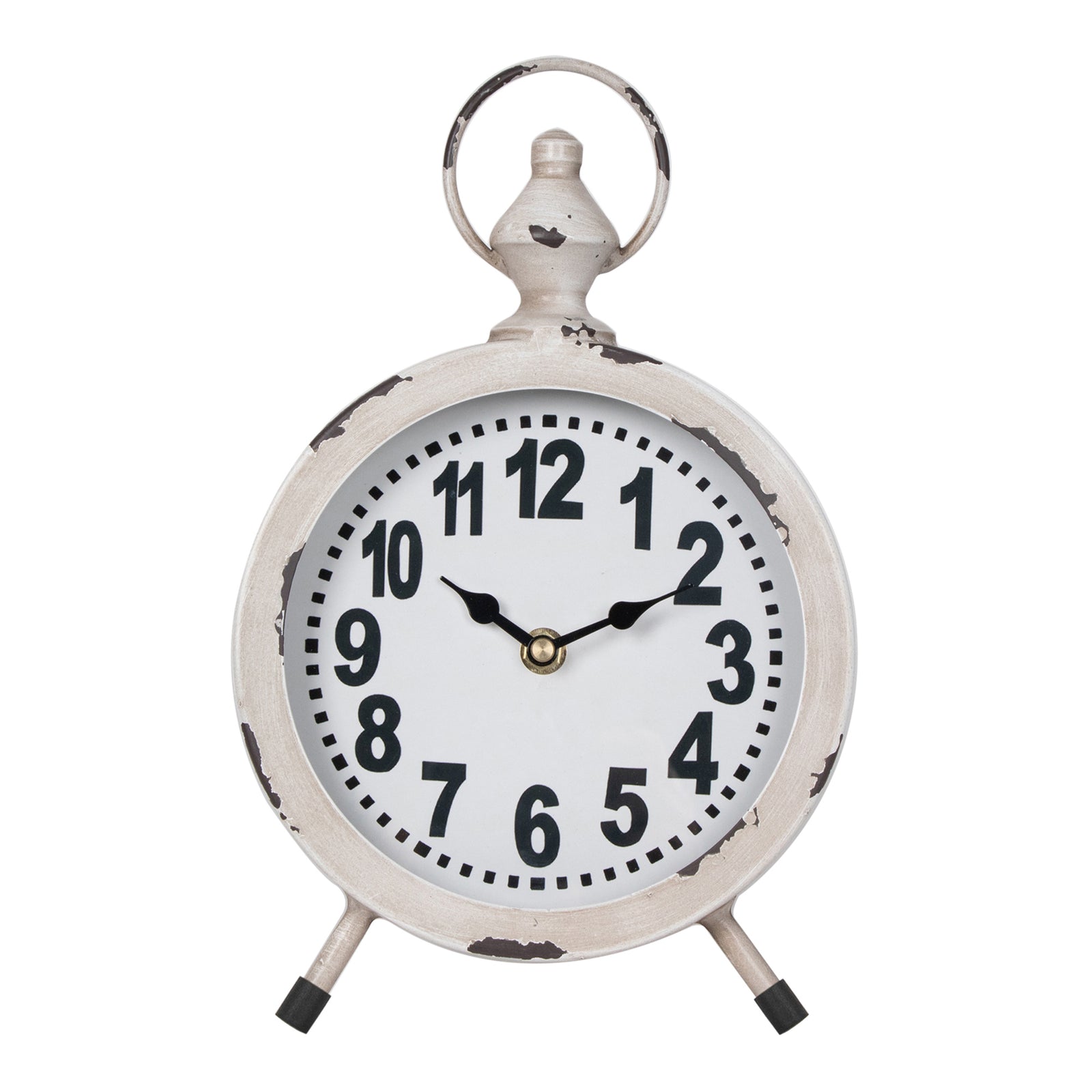 Round French Provincial Table Clock 18cm