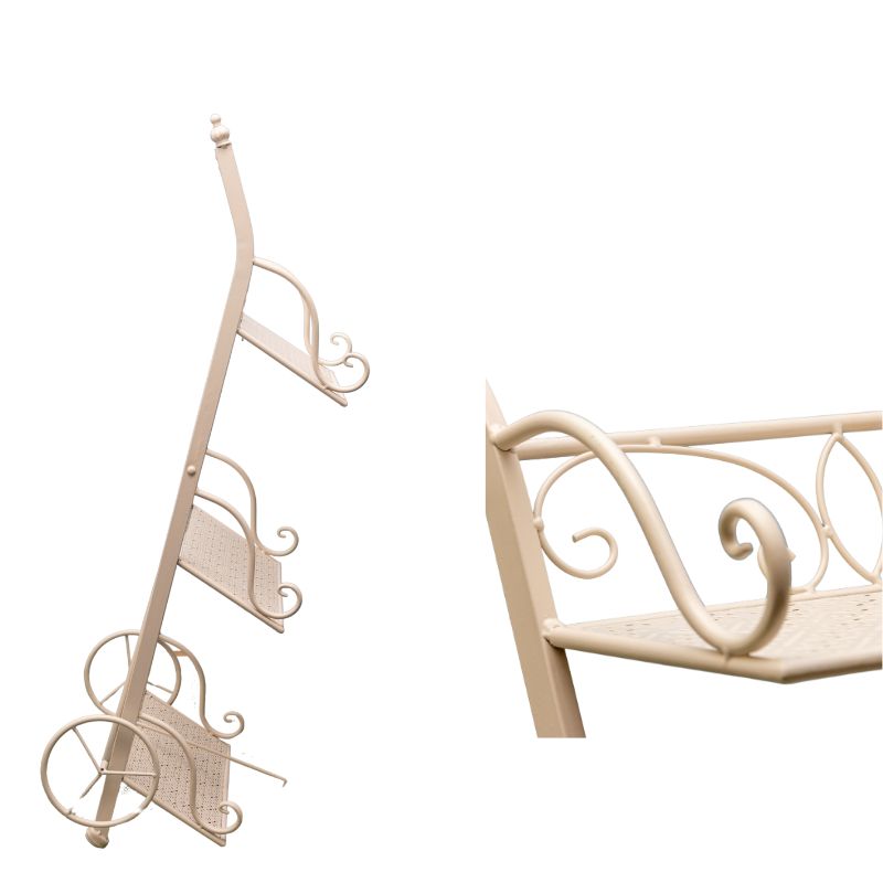 Bordeaux 3 Tier Cart Trolley Plant Stand 78cm