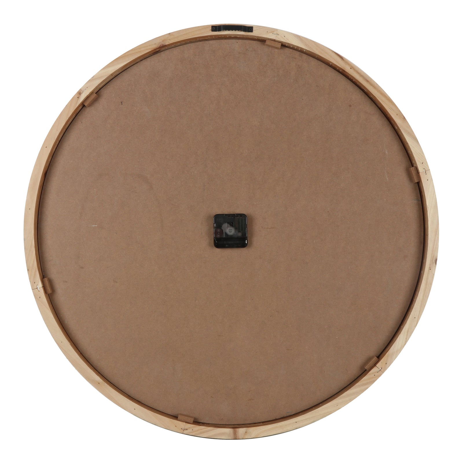 Distressed Grid Wall Clock 68x68cm