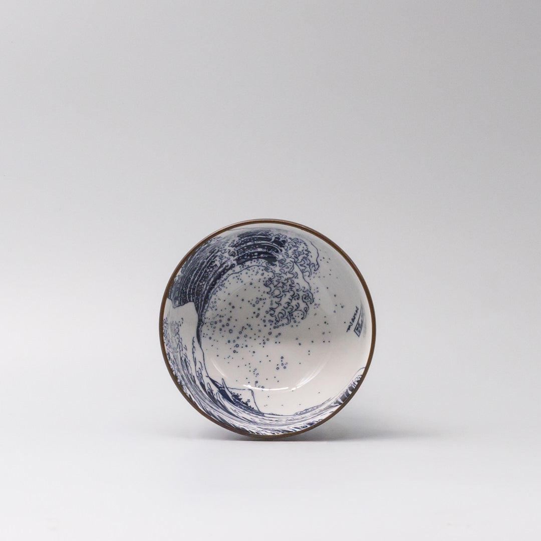 Bowl U Shaped 12.5cm Hokusai Fuji Design