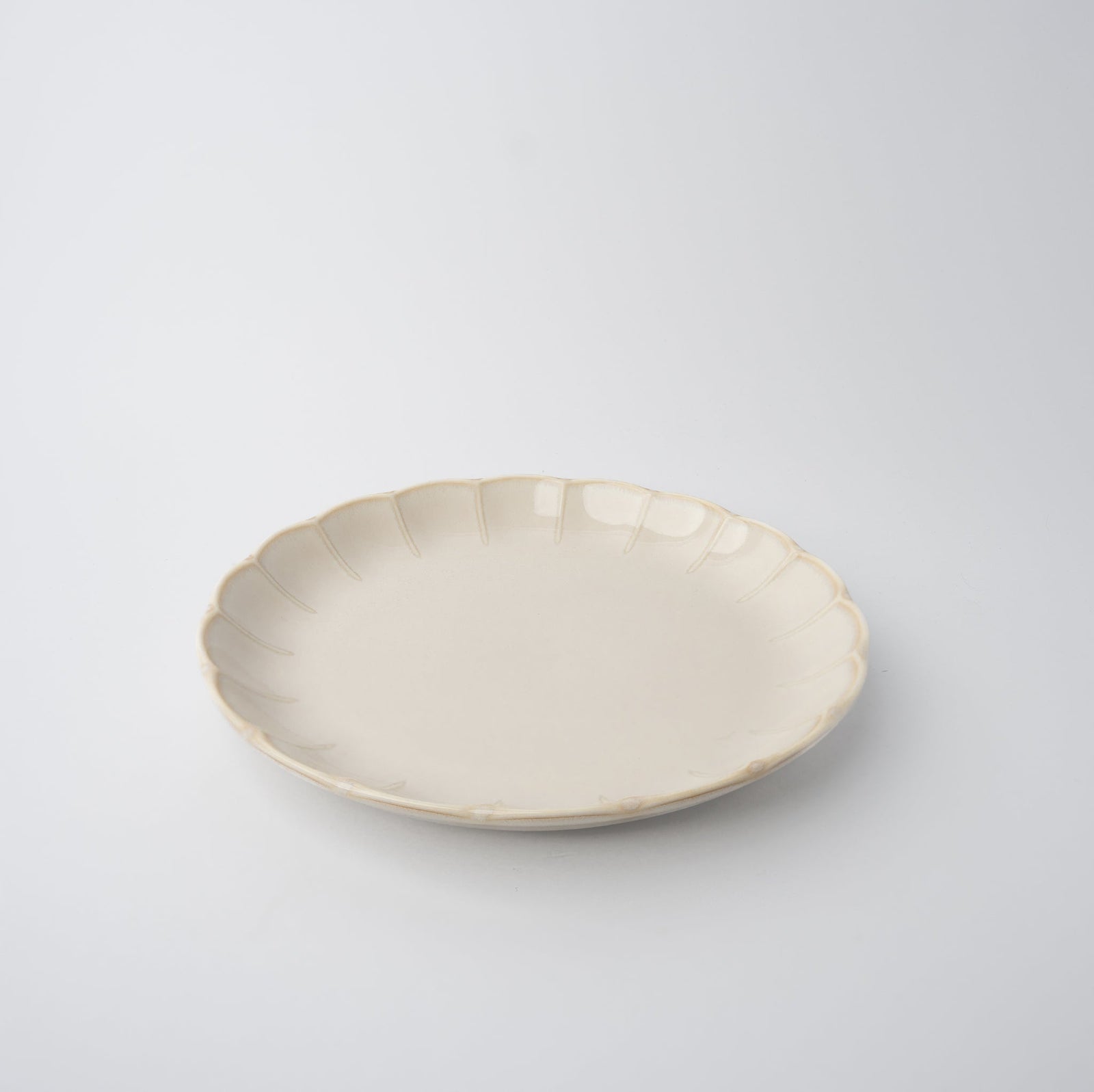 Side Plate 21cm Ivory Rinka Glaze