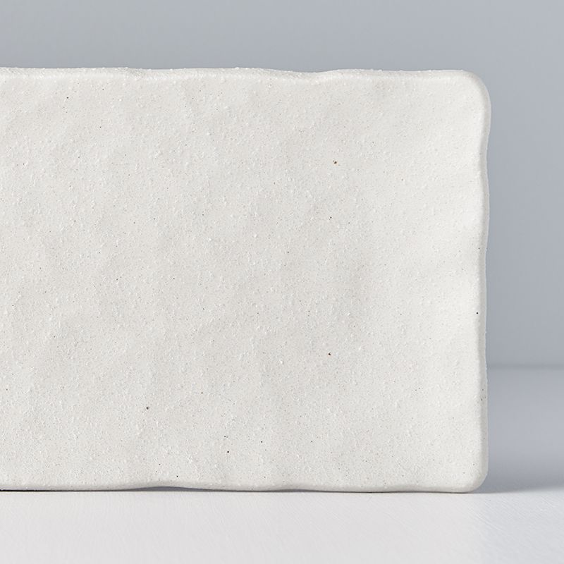 Sashimi Plate 29cm Shell White Glaze