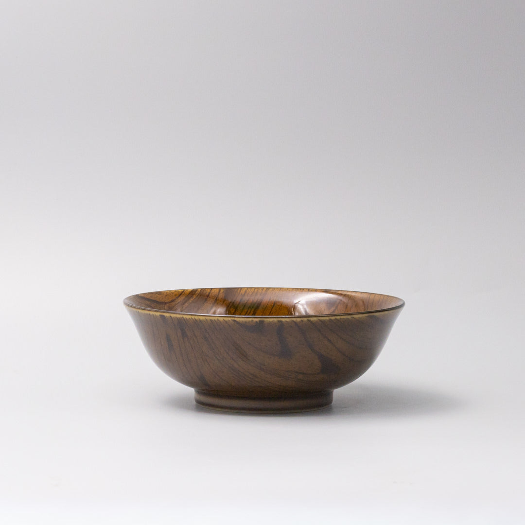 Udon Bowl 19cm Dark Kurumi Glaze