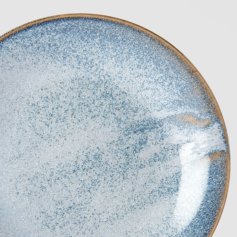 Side Plate 21cm Steel Grey Glaze