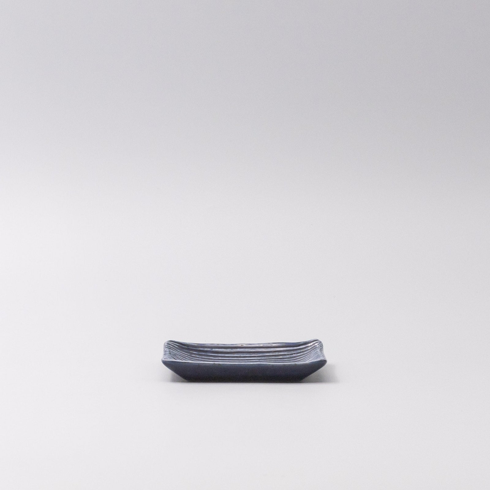 Sauce Dish 10cm Mamezara Blue Contour Glaze