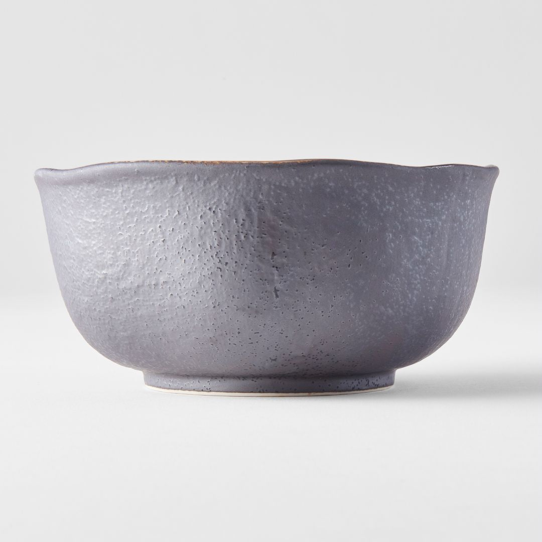 Bowl Organic 14.5cm Akane Grey Glaze