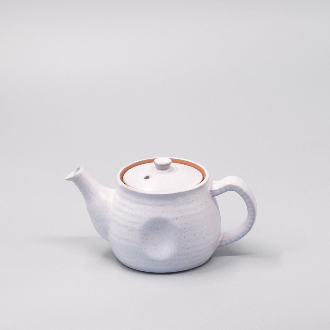 Teapot 300ml Speckled White Glaze