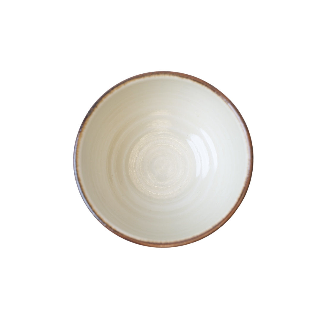 Udon Bowl 16cm Cream Bisque Glaze