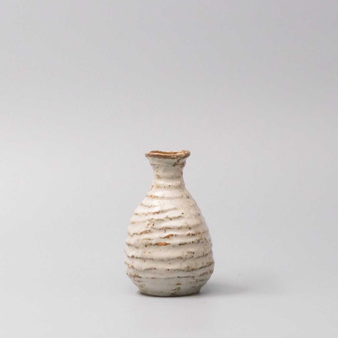 Sake Jug 180ml White Sand Glaze