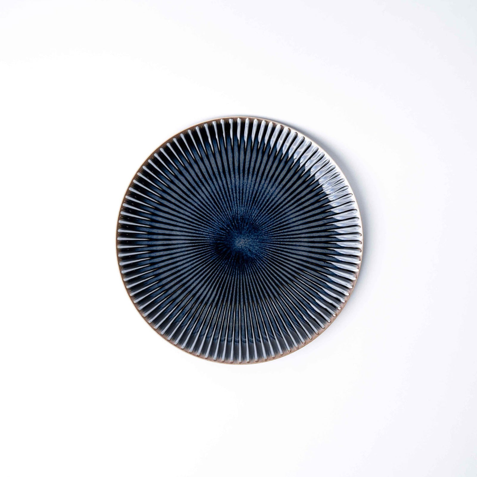 Side Plate 20.5cm Navy Sendan Glaze