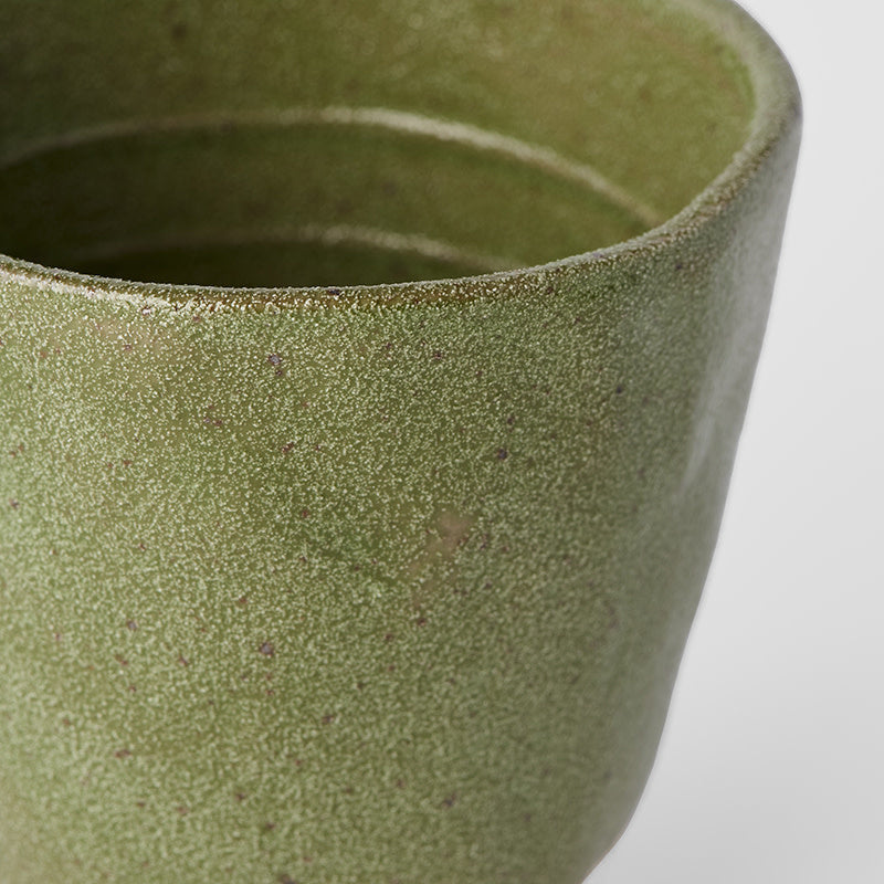 Lopsided Mug 275ml Matcha Green Glaze