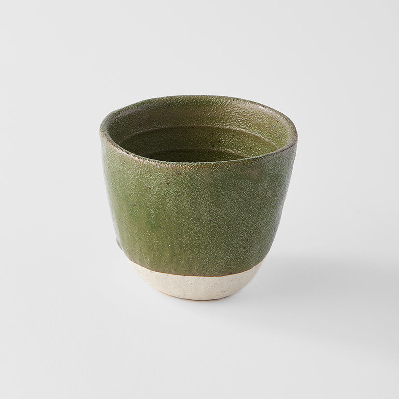 Lopsided Mug 200ml Matcha Green Glaze