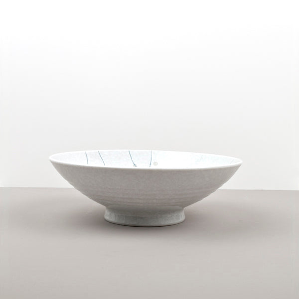 Ramen Bowl 24.5cm White Blossom Glaze