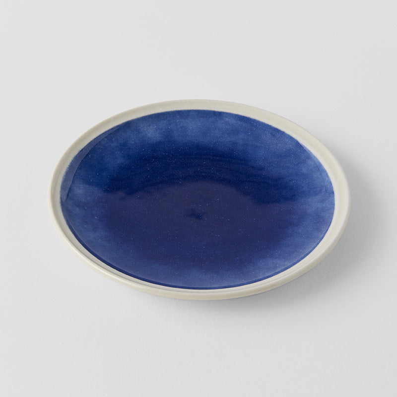 Plate 14.3cm Small Ocean Blue Glaze