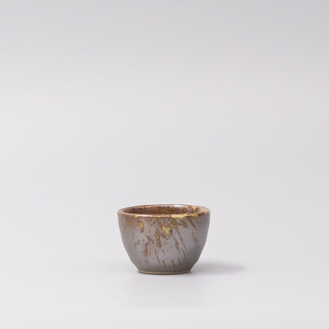 Sake Cup 30ml Brown blend Speckle Glaze