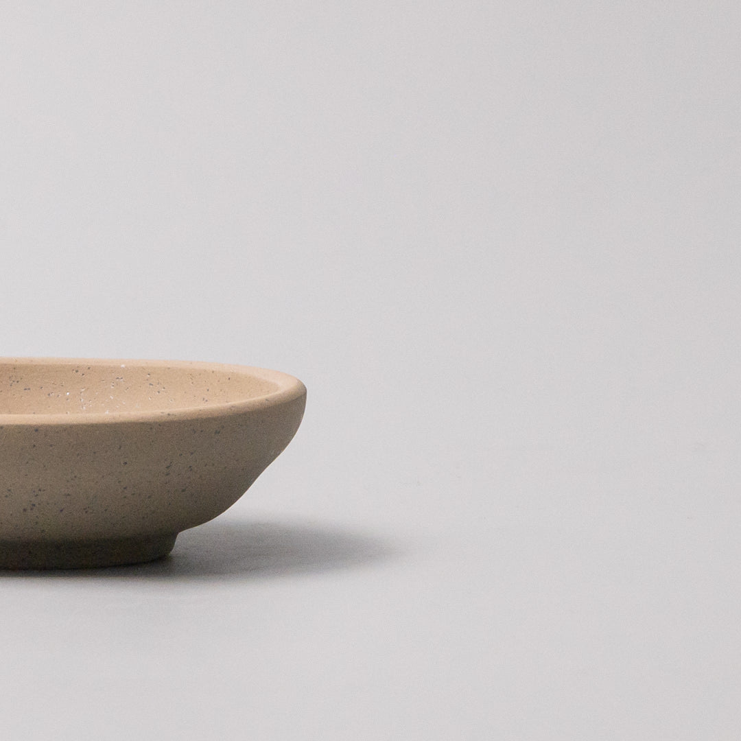 Sauce Dish 8cm Kozara Dry Latte Glaze