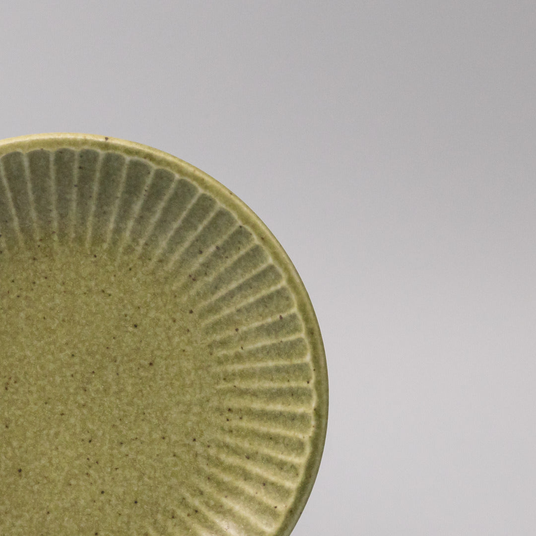 Tapas Plate 15.5cm Apple Green Glaze