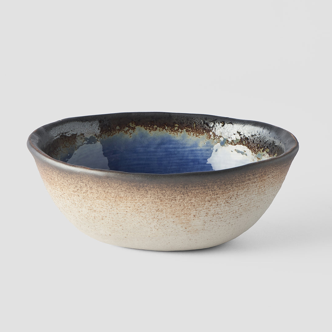 Bowl Oval 17x13cm Cobalt Blue Glaze