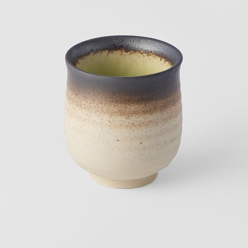Mug 200ml Lime Green Crackle Glaze