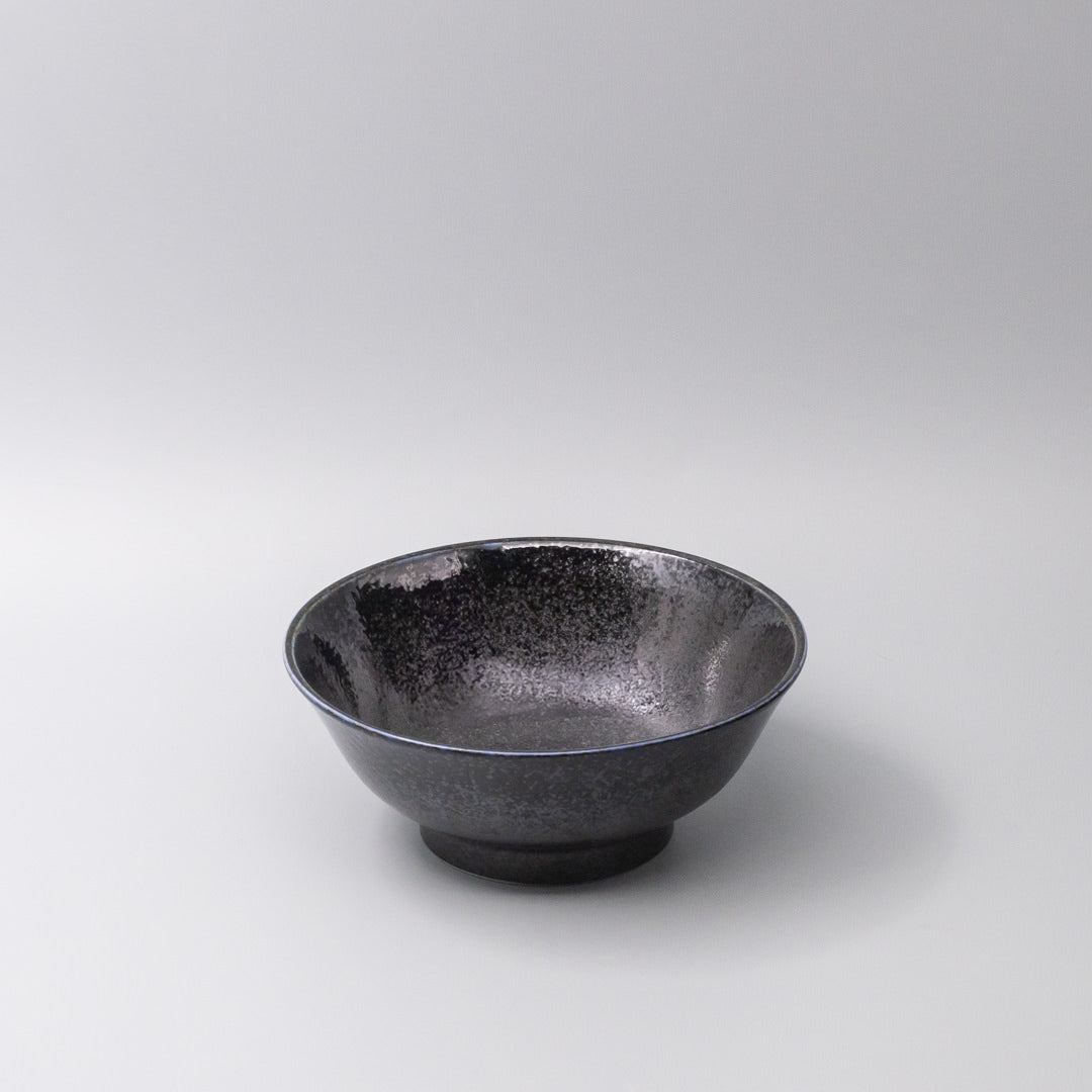Udon Bowl Fluted 21cm Midnight Pearl Glaze