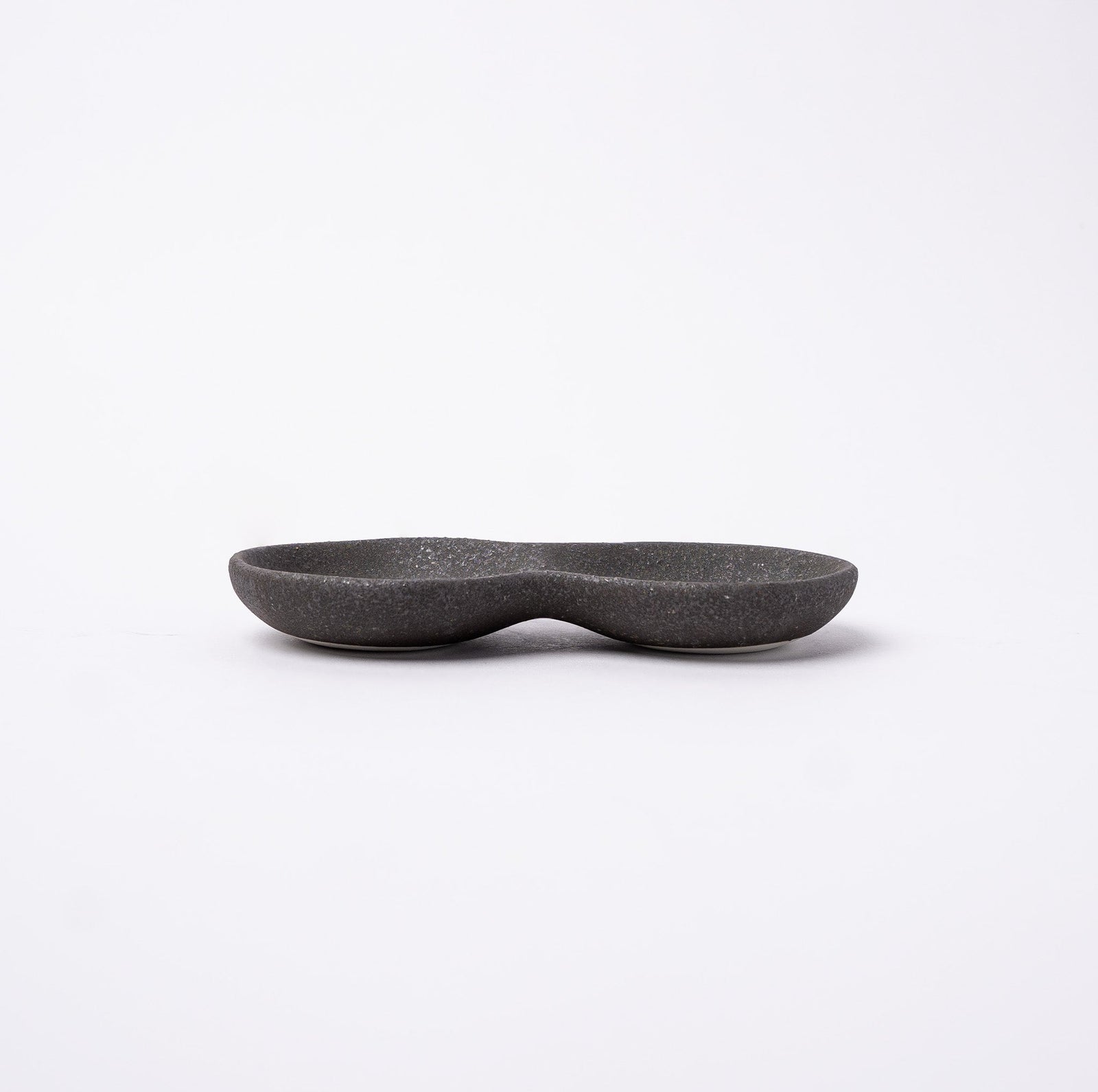 Double Sauce Dish 15.5cm Stone Slab Design