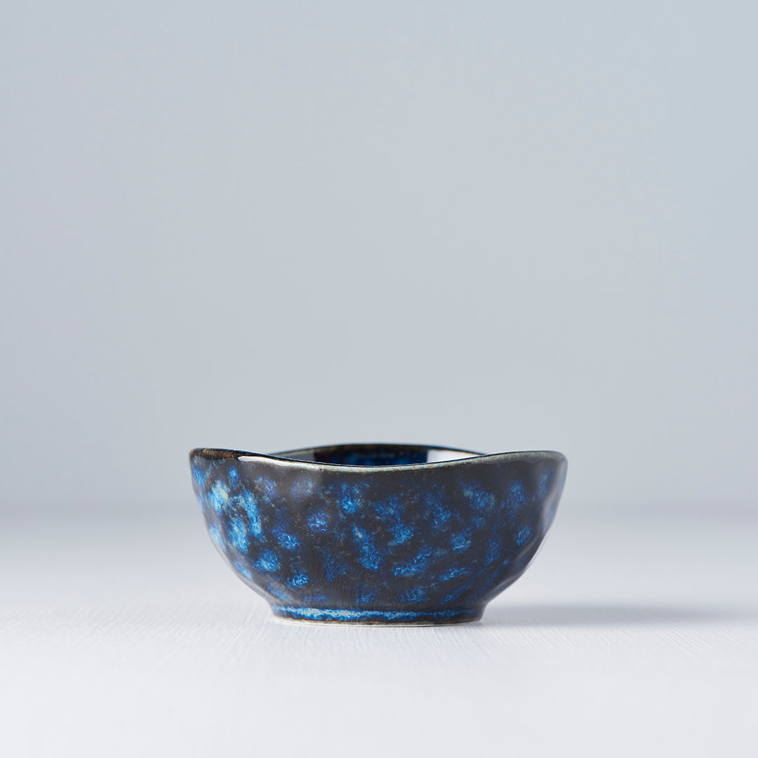 Sauce Dish Organic Shape 8.5cm Kanso Indigo Blue Glaze