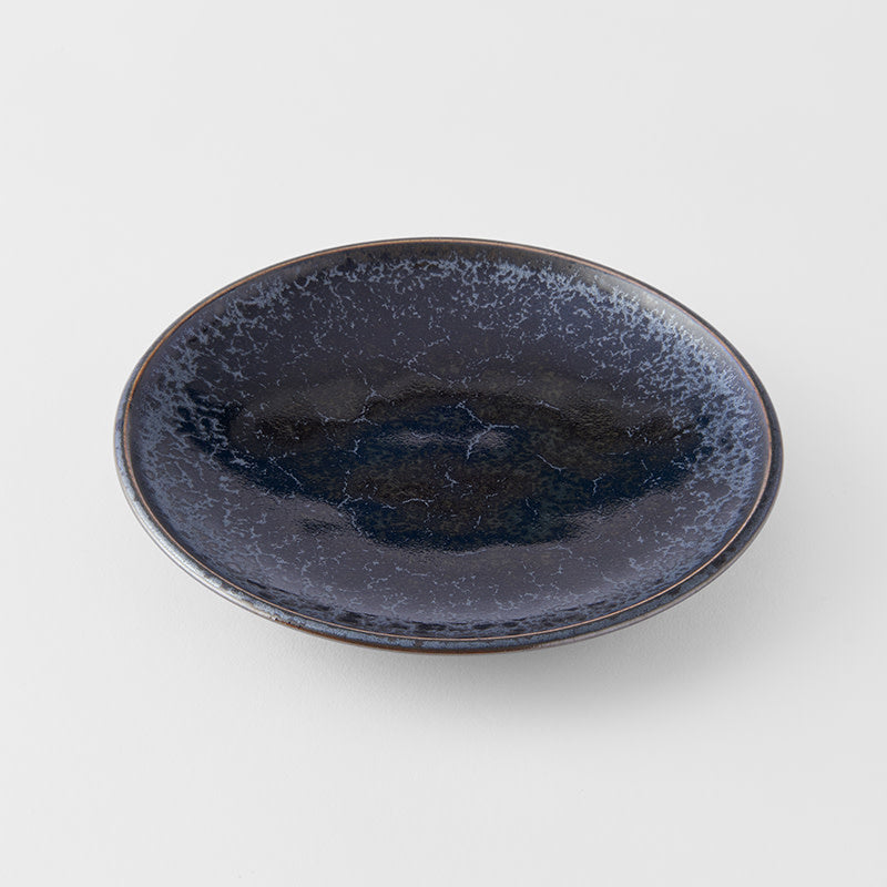 Tapas Plate 17cm Black Pearl Glaze