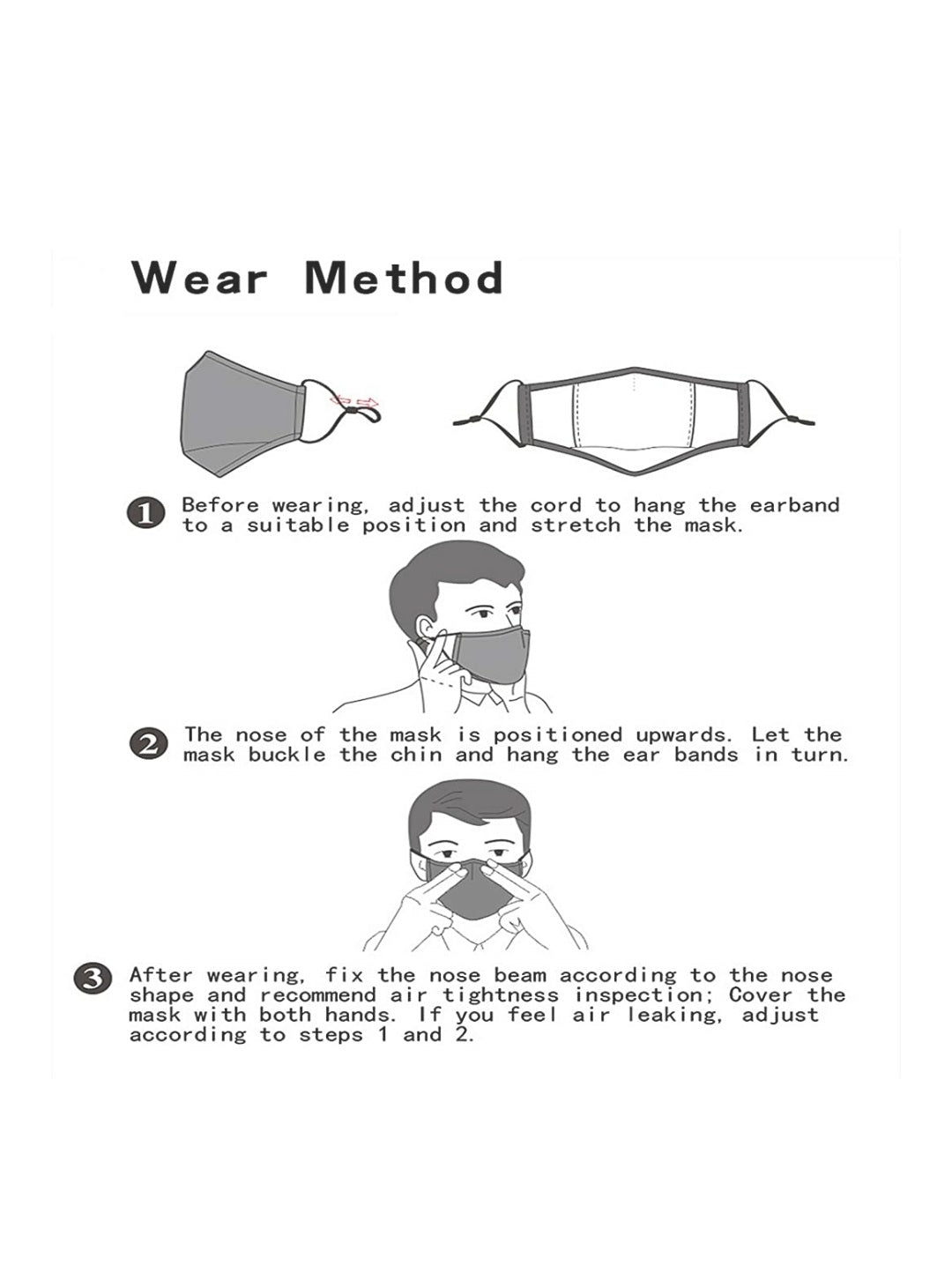 Face Mask Reusable Cotton Cloth Fabric Perfect Fit Adjustable Burgundy