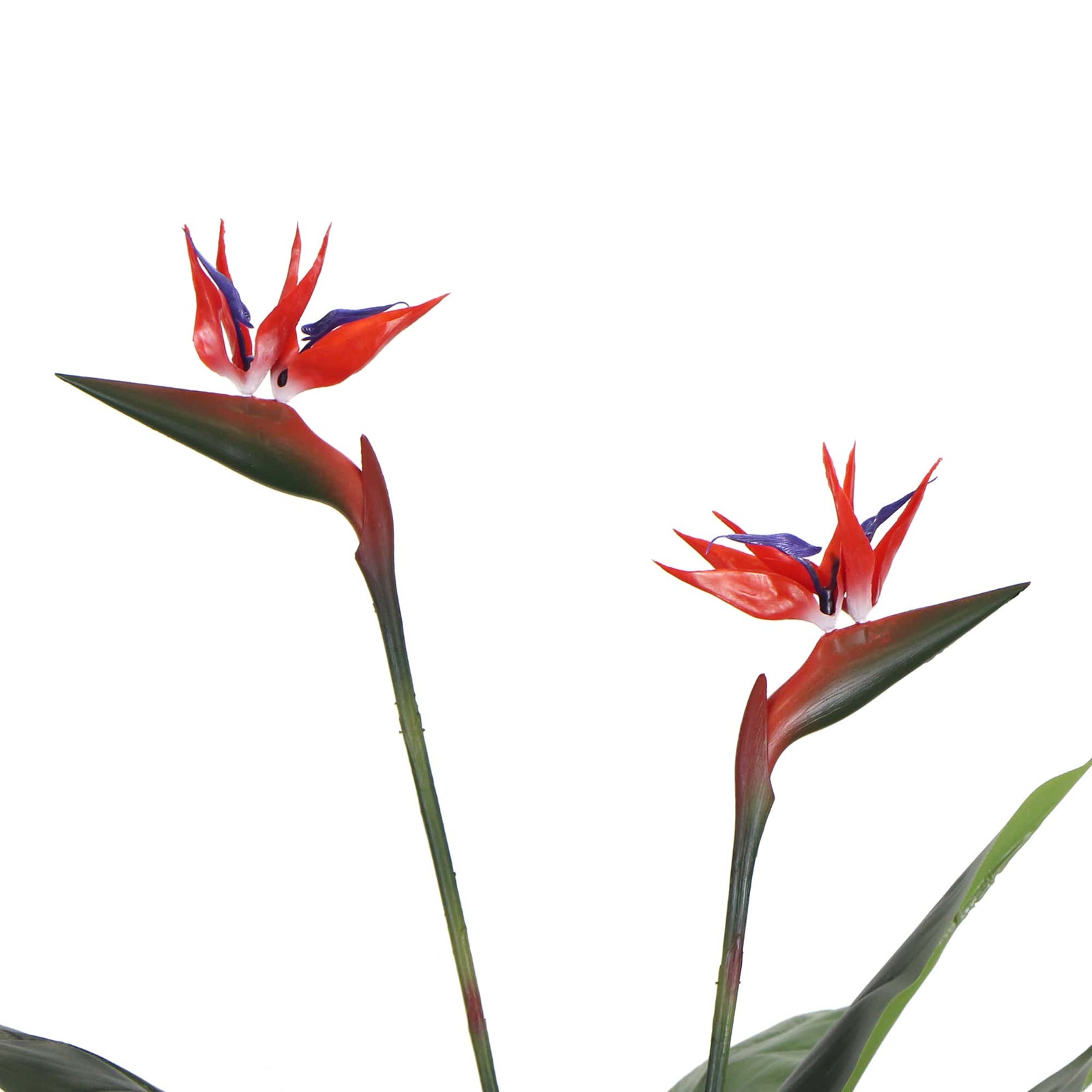 Artificial Bird of Paradise Plant 110cm (Red Flowers)