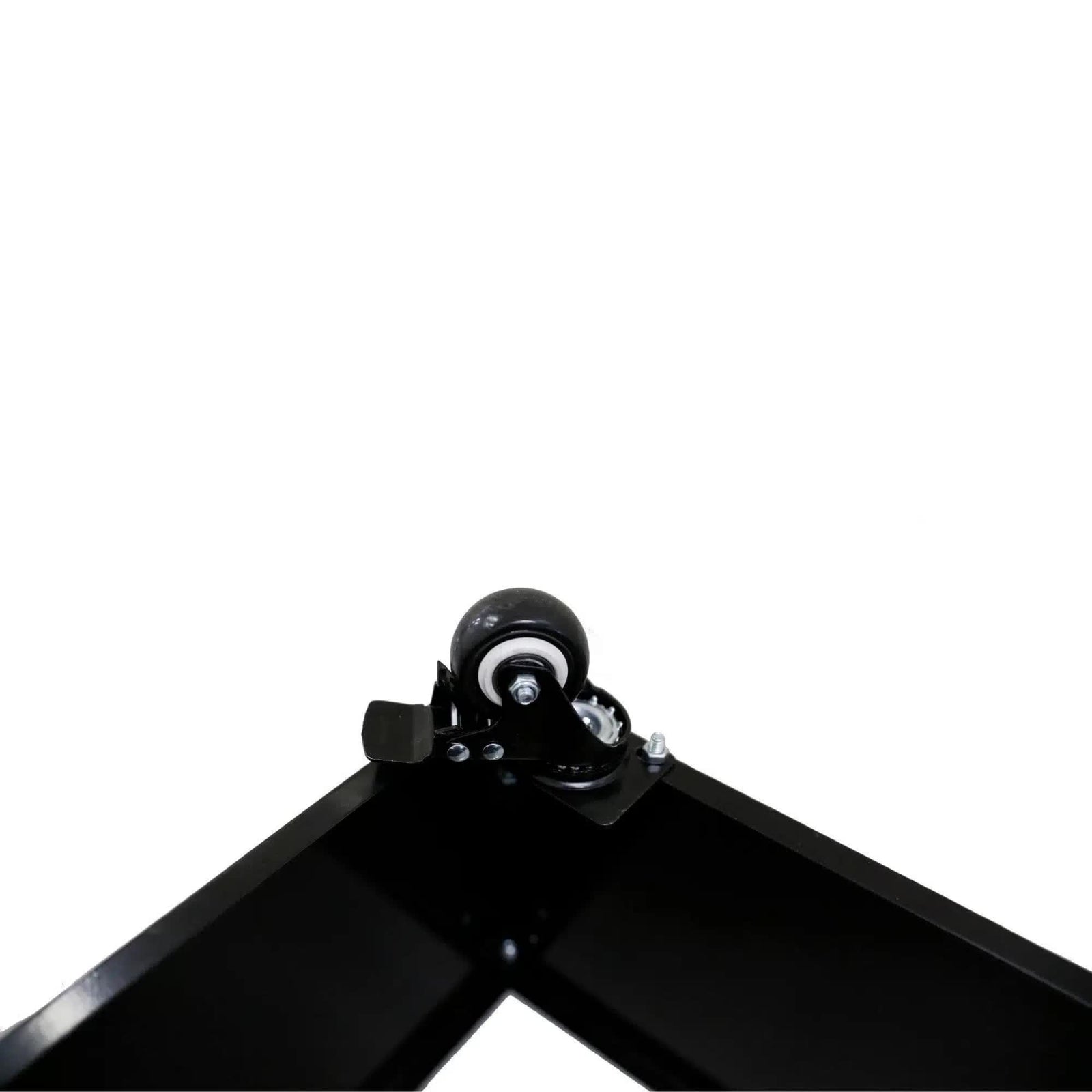 Black Metal Planter Medium + Wheels