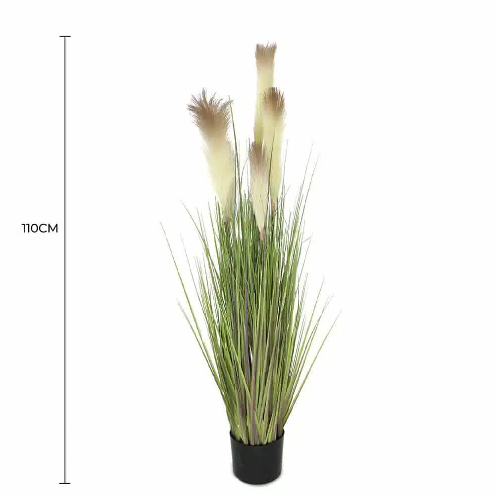 Potted Flowering Artificial Foxtail Plant 110cm
