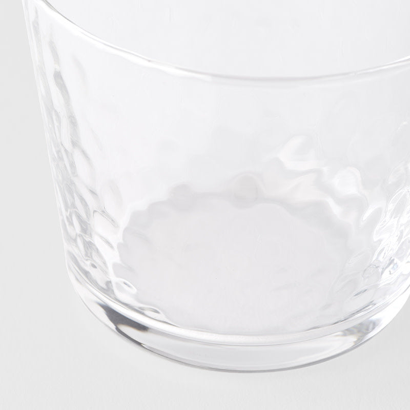 Glass Mini Tumbler Dimpled 220ml