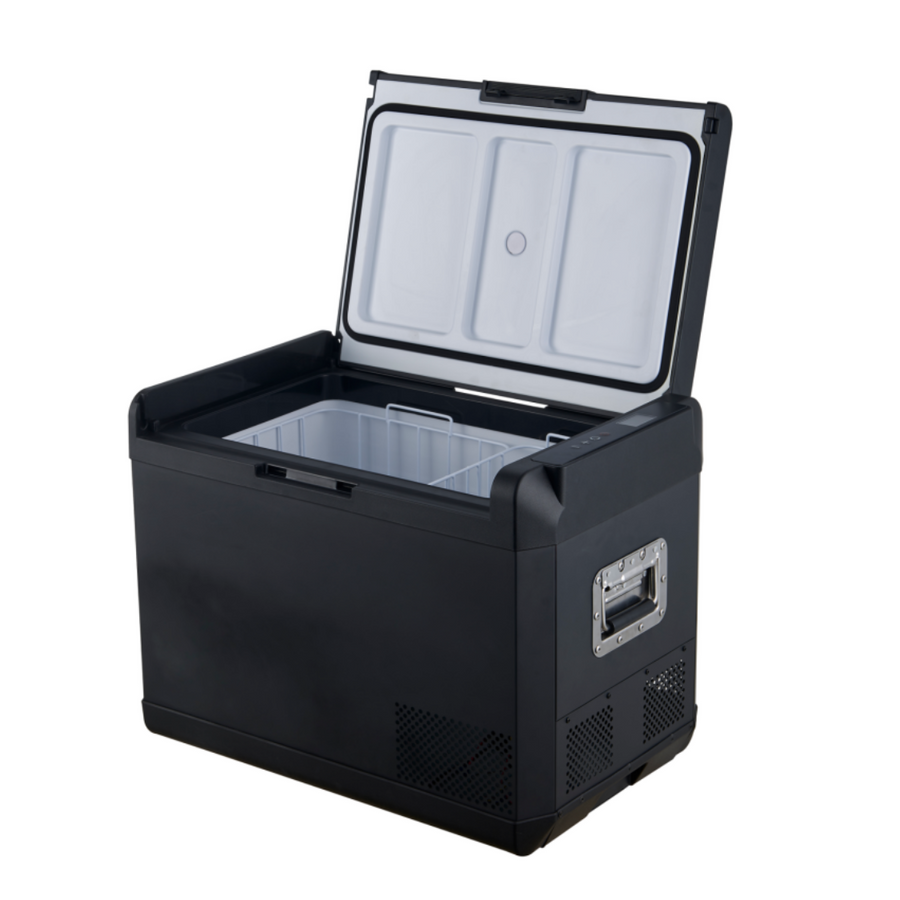 ASMOKE Premium Mini Fridge | 47L Compact Refrigerator with Roll-Bond Evaporator & Internal Light