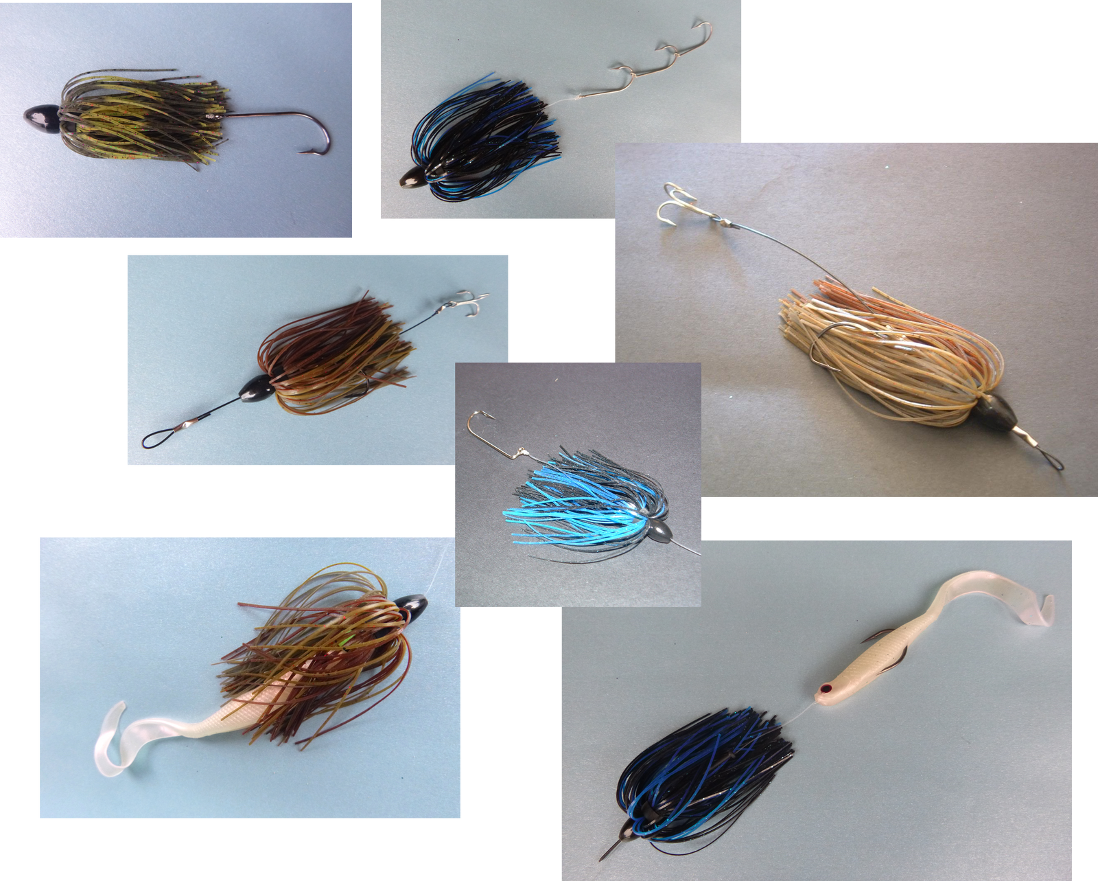 Vike 11/4 oz Skirted Microjig in Black Blue