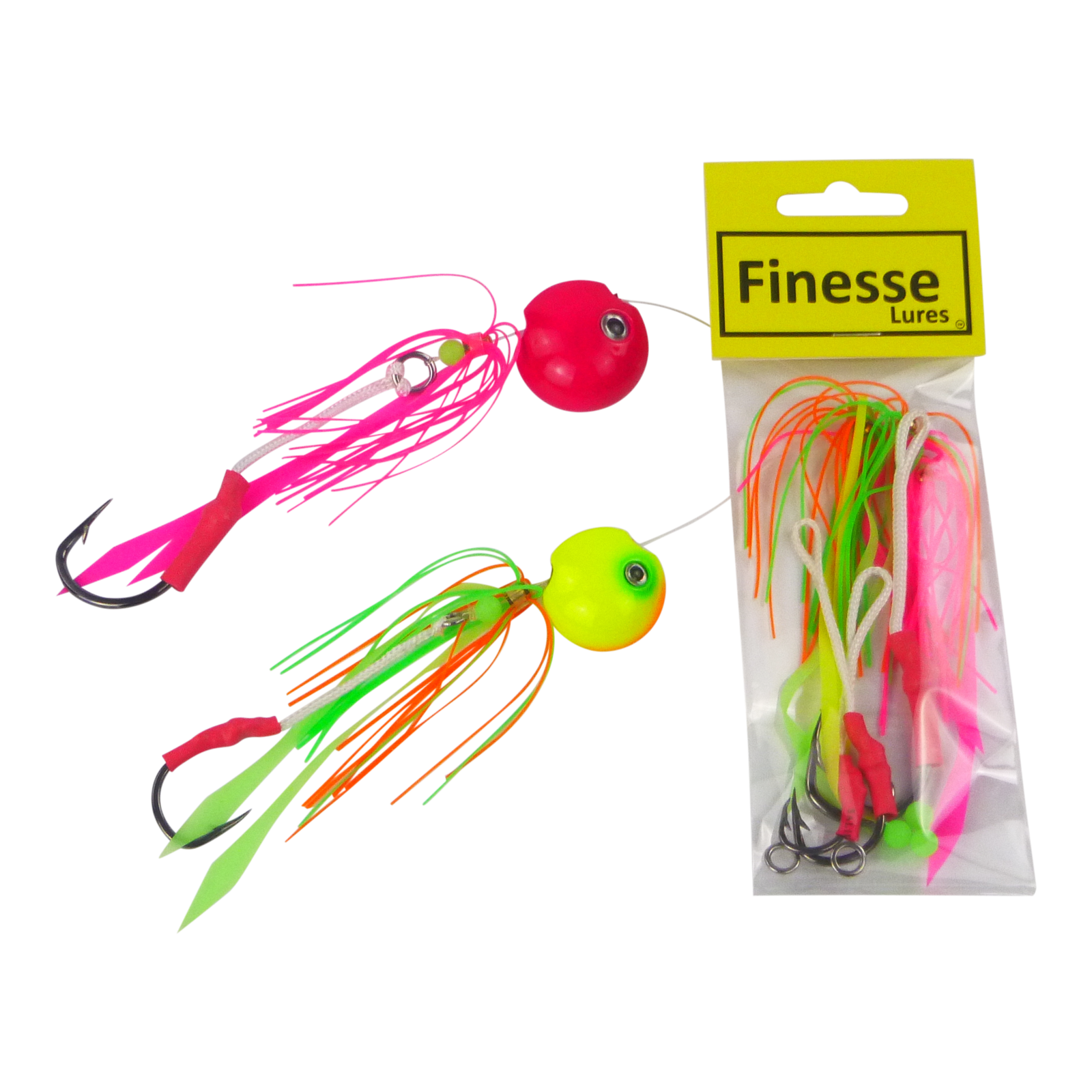 Finesse Kabura Jig Assist Skirts, 3 Pack