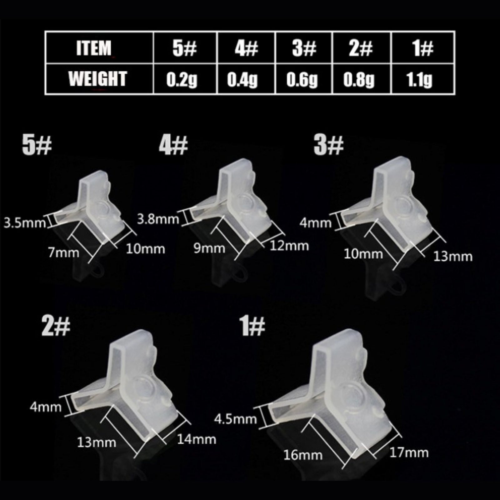 Rig Ezy Green Treble Cover, size #1, 15 pack