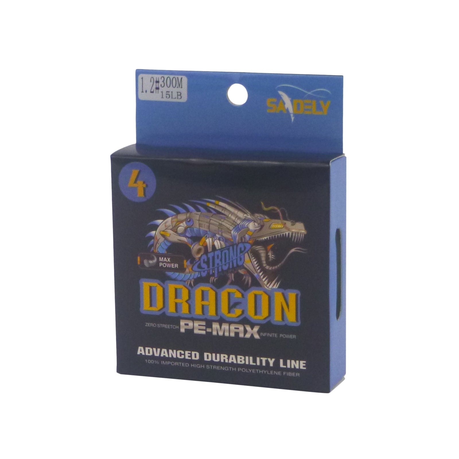 Samdely Dracon X4 Braid, Dark Green, #0.3, 4lb, 300Mtr