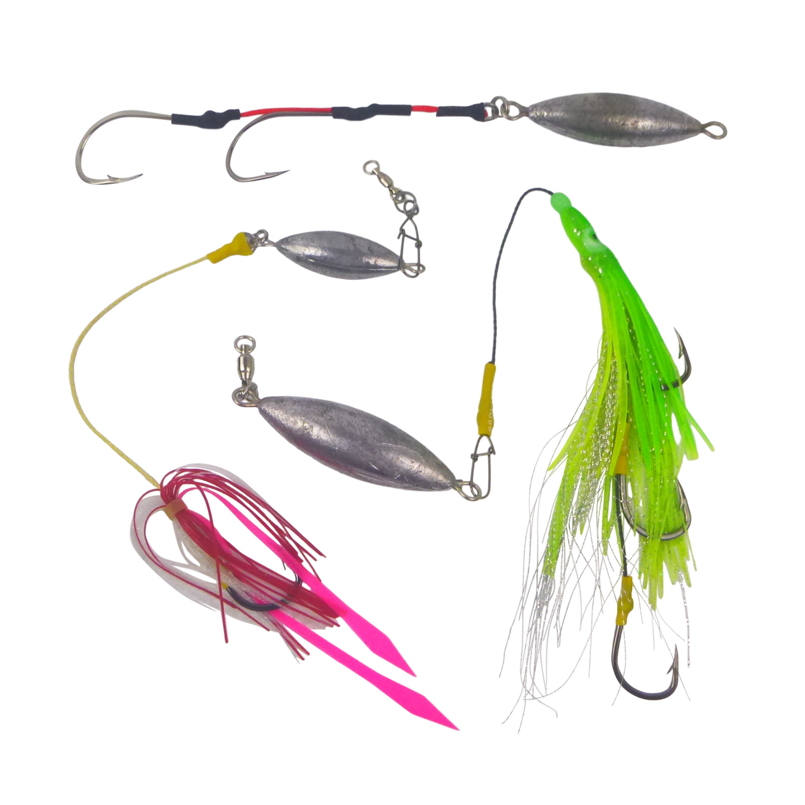 Swimerz Bulk Pack Torpedo Trolling Sinker, 4 sizes, Qty 58