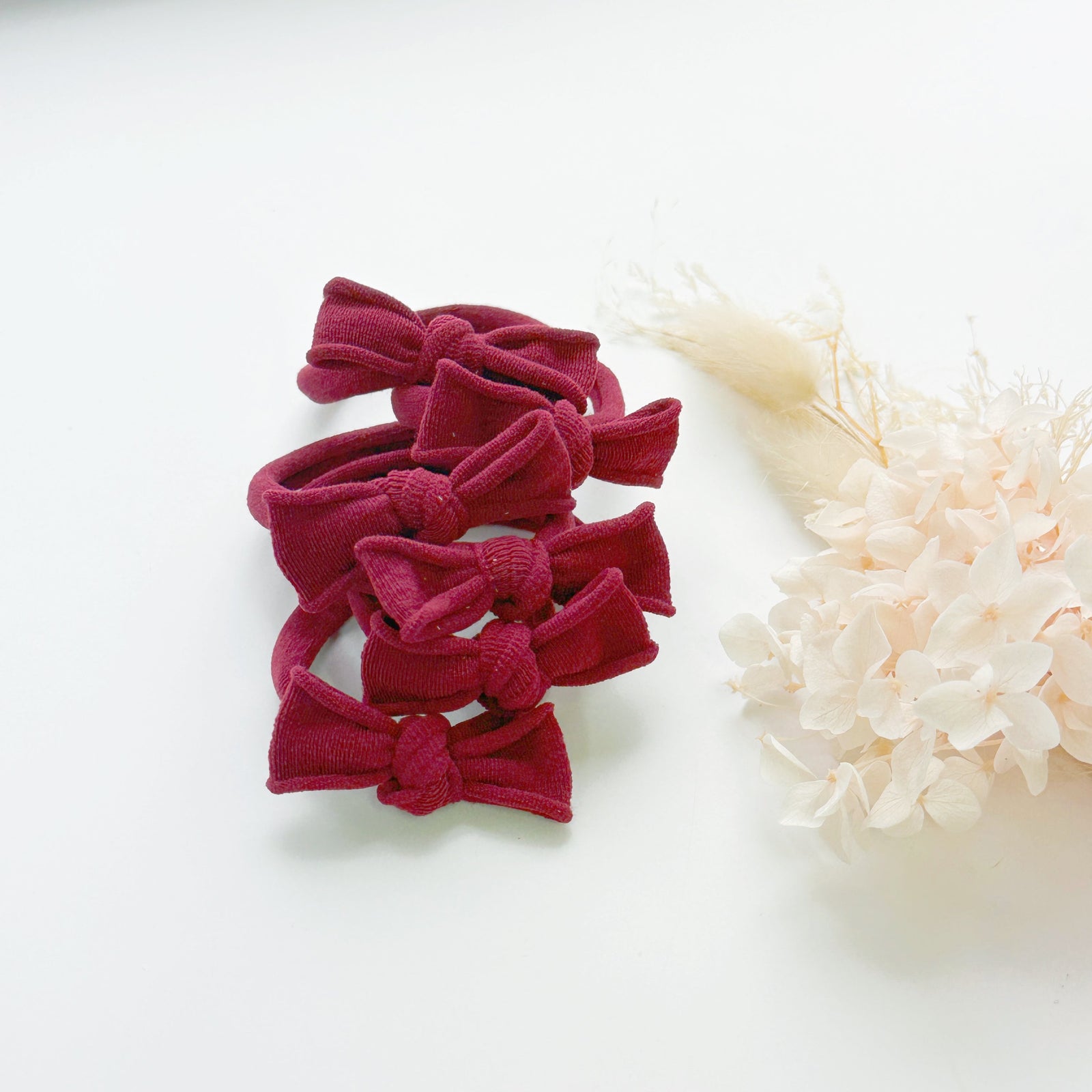 Handmade Simple Bows - School colours - Sky Blue - 3 pairs (save 15%)