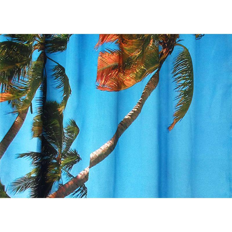 Sea View 3D Printing Blockout Curtains 2x130x160cm PINCH PLEAT Fabric Seascape