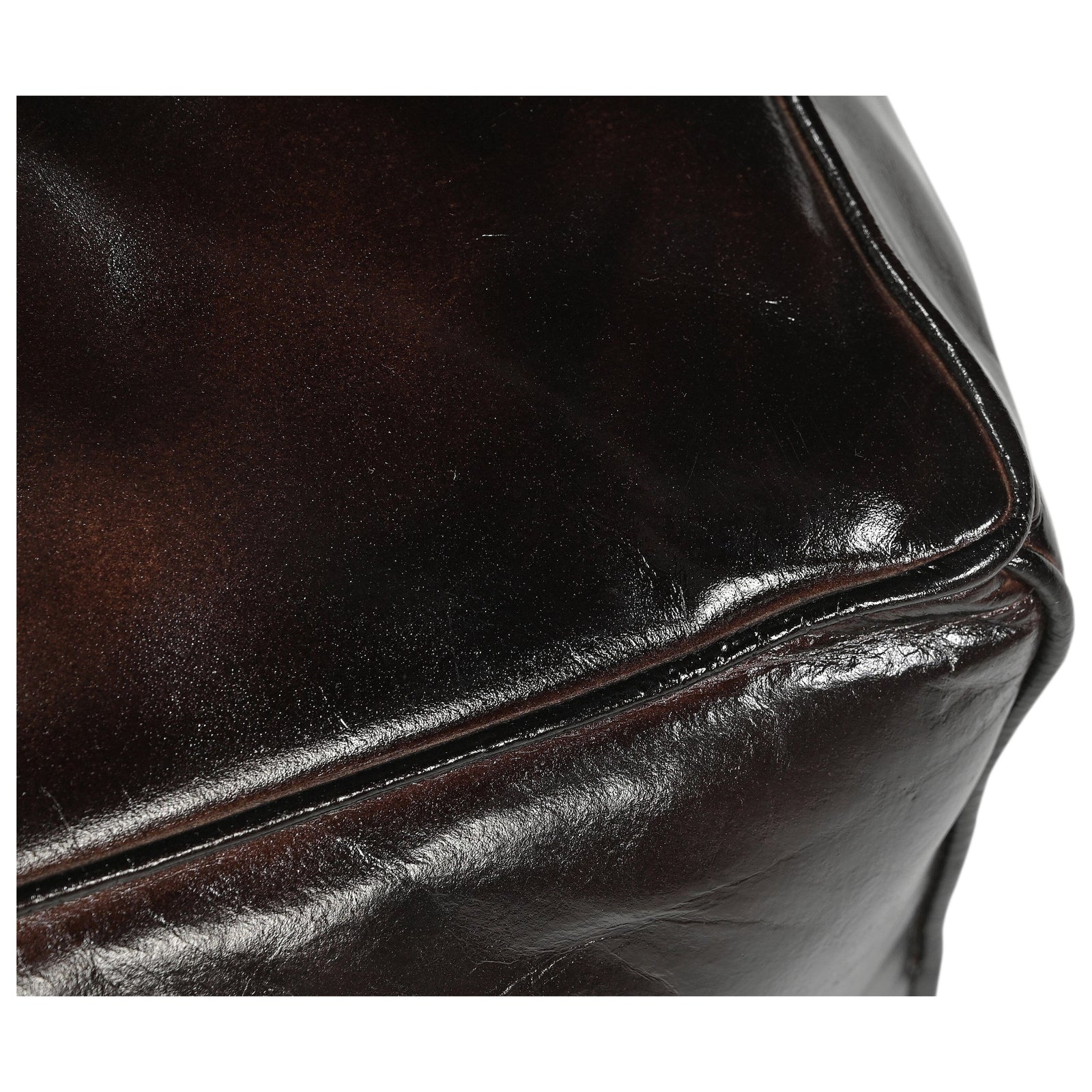 SQUARE CHOCOLATE OTTOMAN