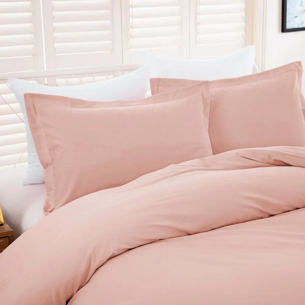 100% Cotton Bloom Bordeaux Willow Quilt / Doona / Duvet Cover set