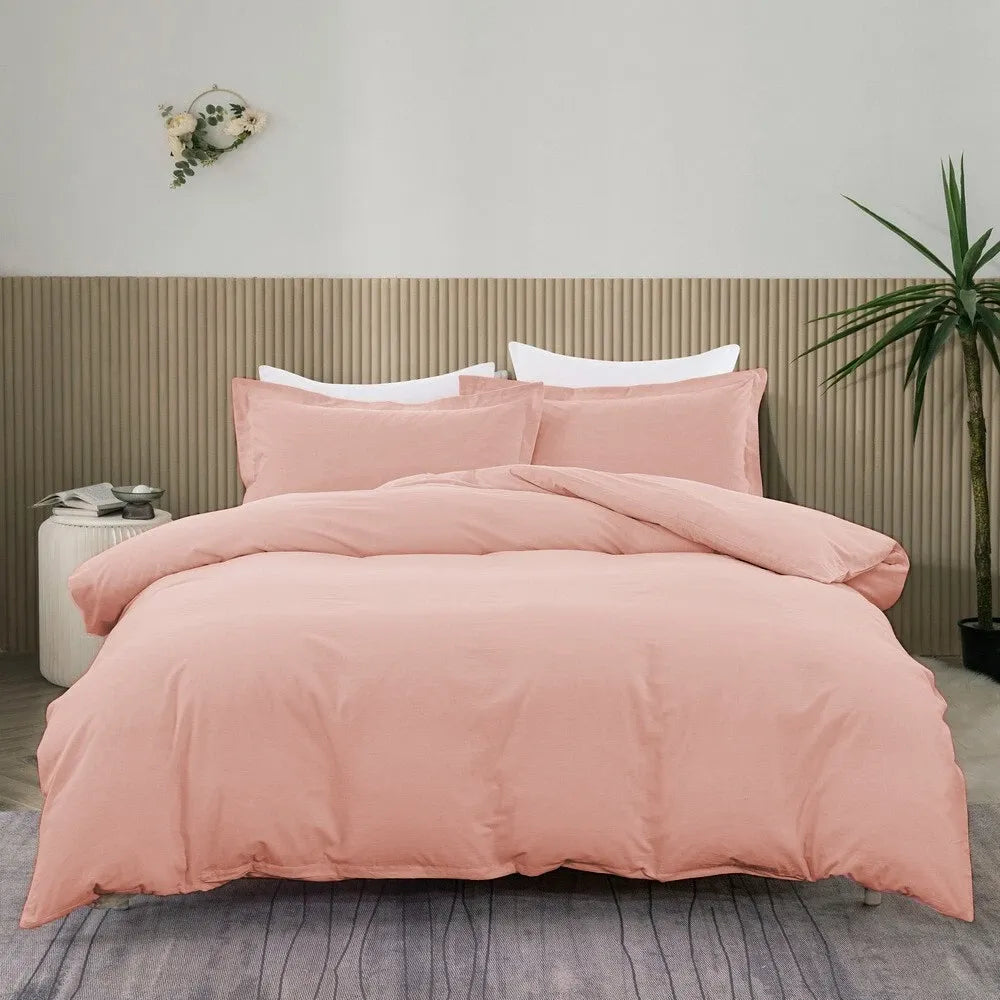 100% Cotton Bloom Bordeaux Willow Quilt / Doona / Duvet Cover set