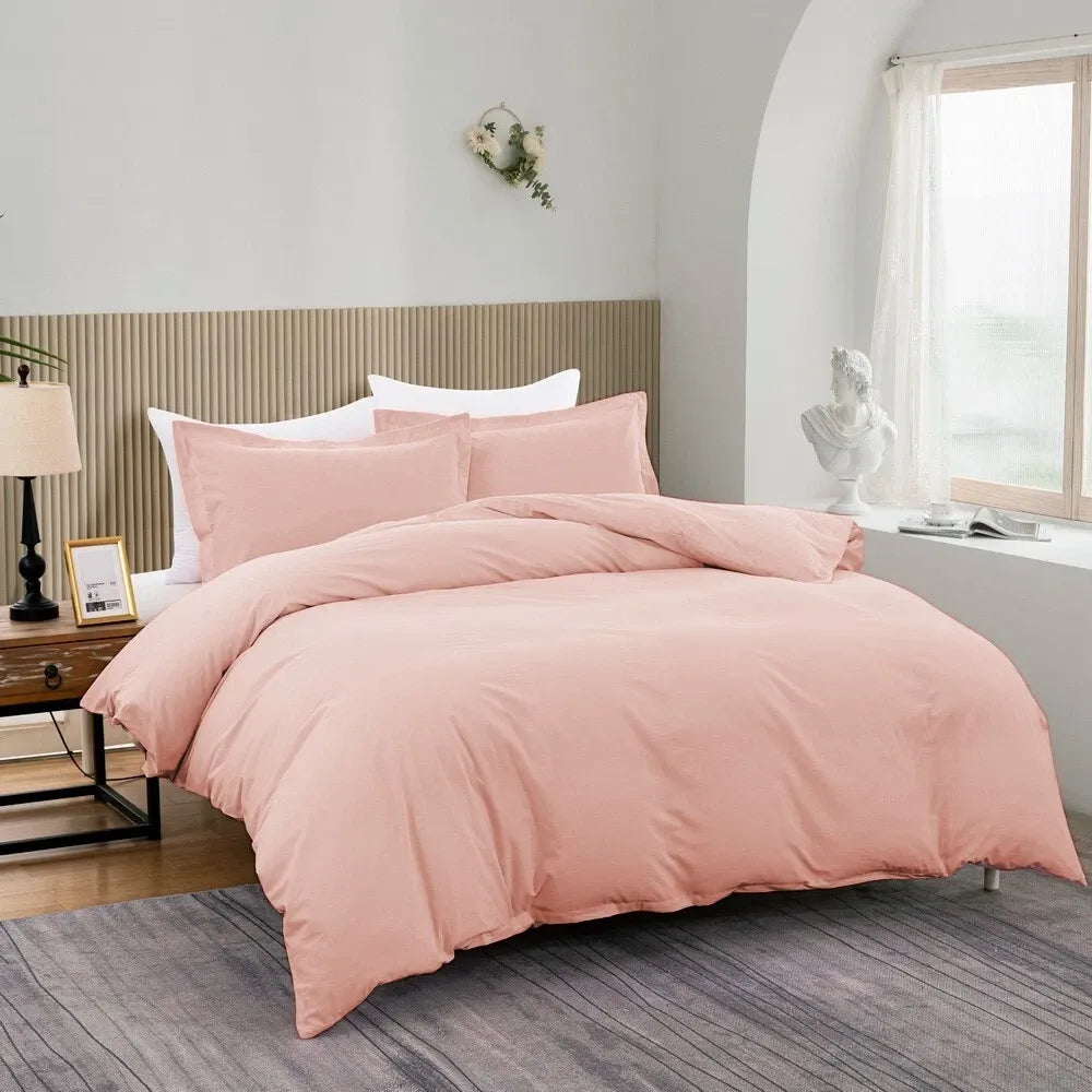 100% Cotton Bloom Bordeaux Willow Quilt / Doona / Duvet Cover set