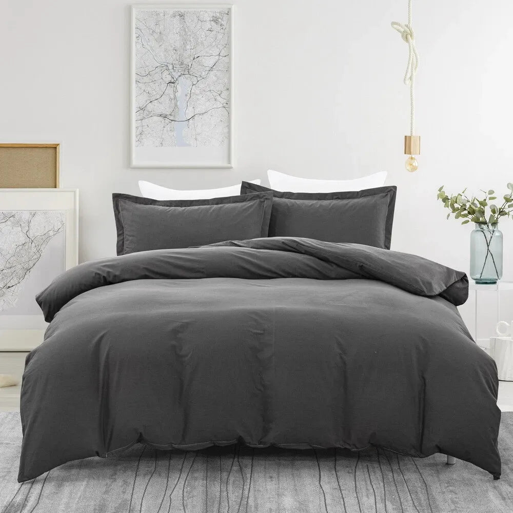100% Cotton Maison Odessa Botanical Quilt / Doona / Duvet Cover set